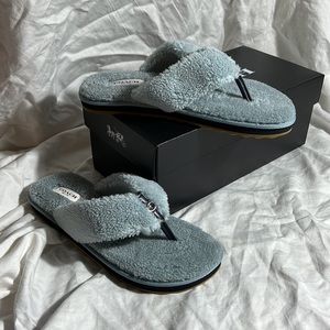 Blue Coach Sandals/Slippers - Size 8
